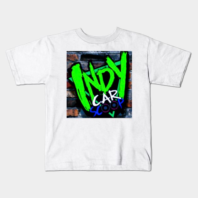 The Indycar Scoop Green Monster Logo Kids T-Shirt by The Indycar Scoop